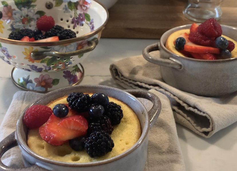 breakfast dutch babies with fresh fruit