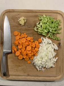 chopped ham and bean veggies 