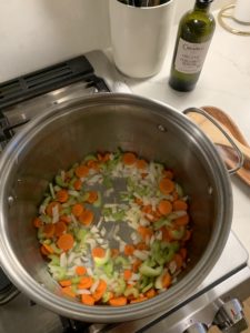 Uncooked veggies