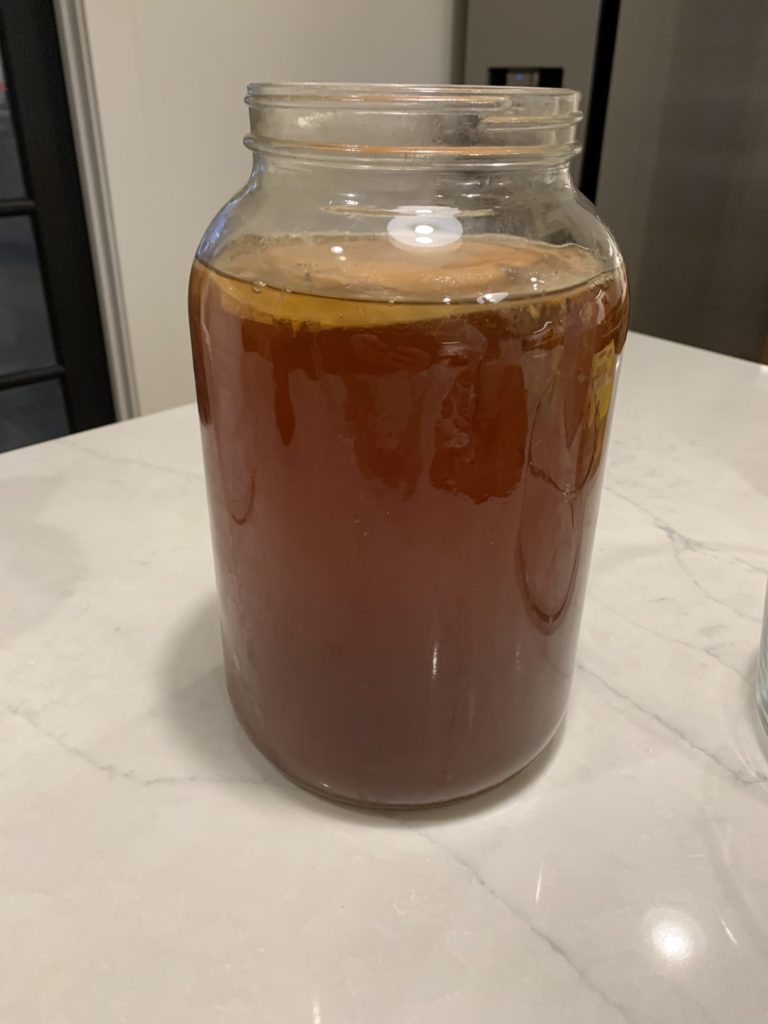 Finished fermented kombucha