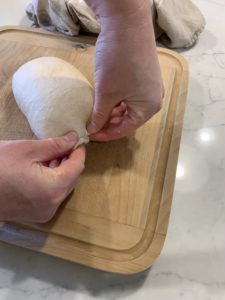 Sealing the ends of the oval boule